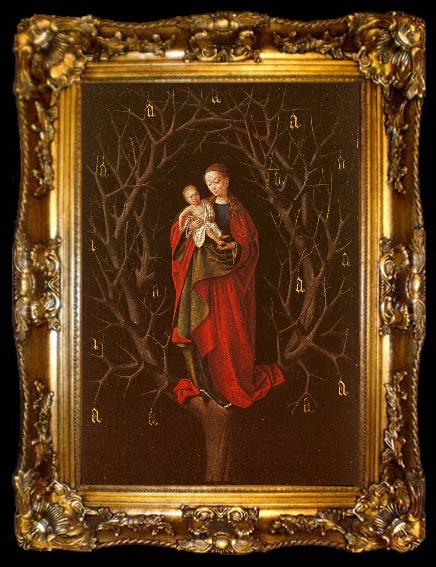 framed  Petrus Christus Our Lady of the Barren Tree, ta009-2